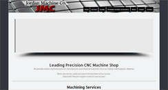 Desktop Screenshot of jordanmachine.com