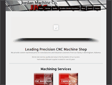 Tablet Screenshot of jordanmachine.com
